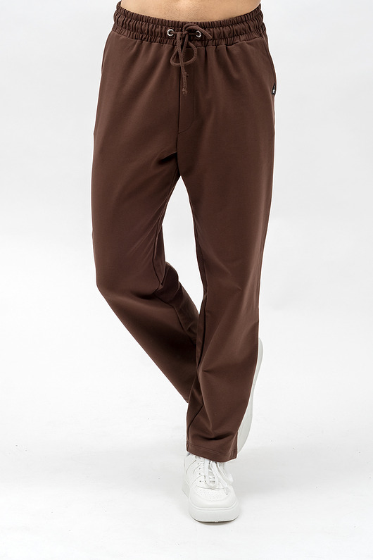 spodnie męskie Spodnie dresowe męskie ,,JAMAN" czekolada