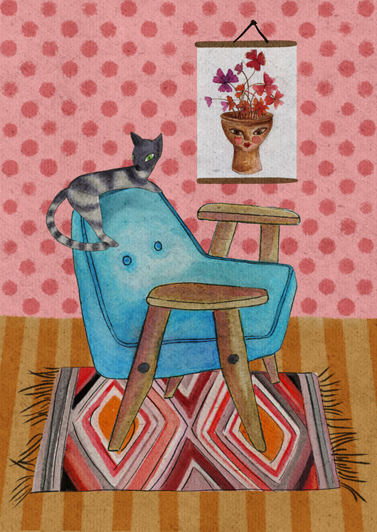 plakaty Plakat Fine Art giclee BOHO-HO!