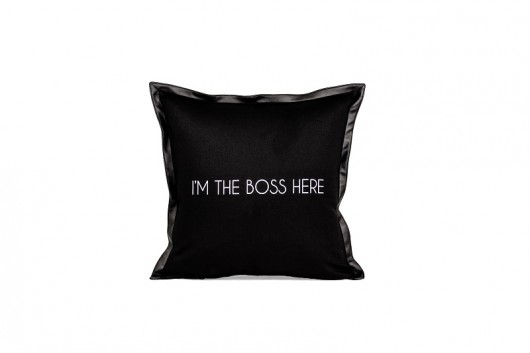 poducha I'M THE BOSS HERE miau design