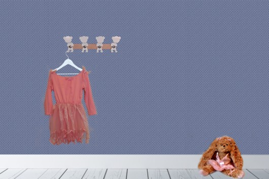 Wieszak dekoracyjny CZTERY MISIE dla dzieci deko boko