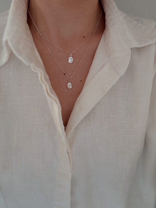 srebrne naszyjniki Naszyjnik Perła Tęsknota