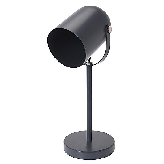 Lampa Nocna Metalowa Szara MIA home