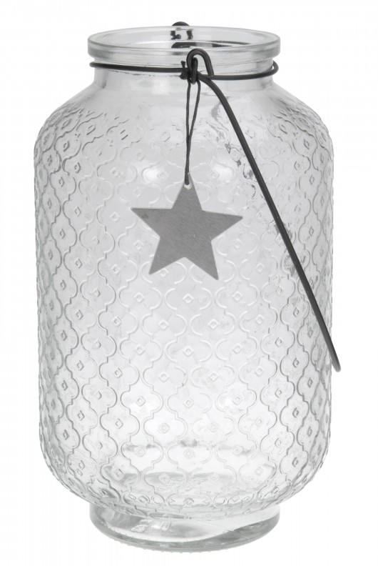 Lampion szklany Star II MIA home