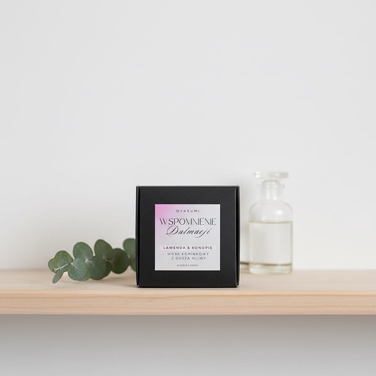 świeczniki i świece Wosk zapachowy do kominka Wspomnienie Dalmacji