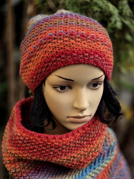 szale damskie Ryż z owocami / komplet