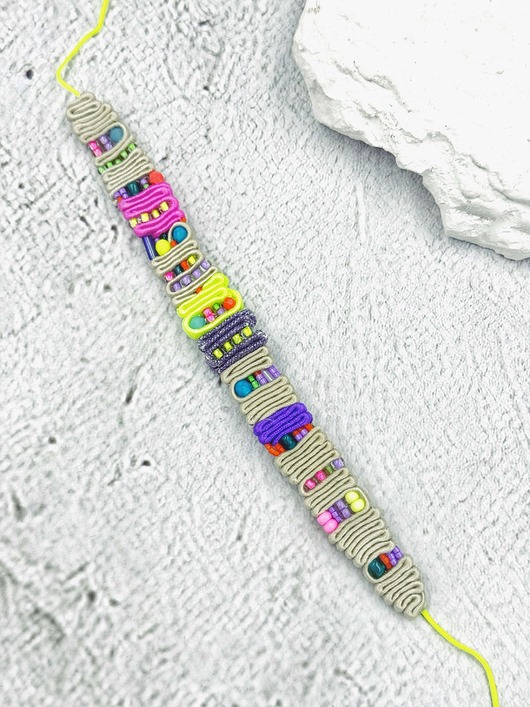 bransoletki soutache Kolorowa bransoletka