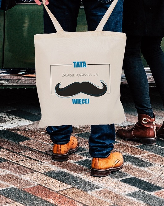 Torba z nadrukiem dla taty (Dzień Ojca) AllbagAllprints