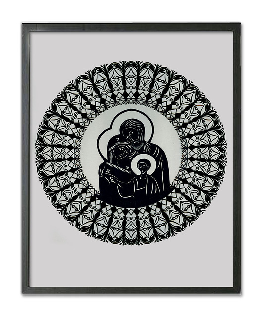 inne Boże Narodzenie  (Kurpie Art Papercut)