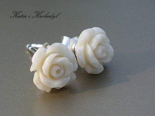 cream  roses mini -sztyfty Katia i krokodyl