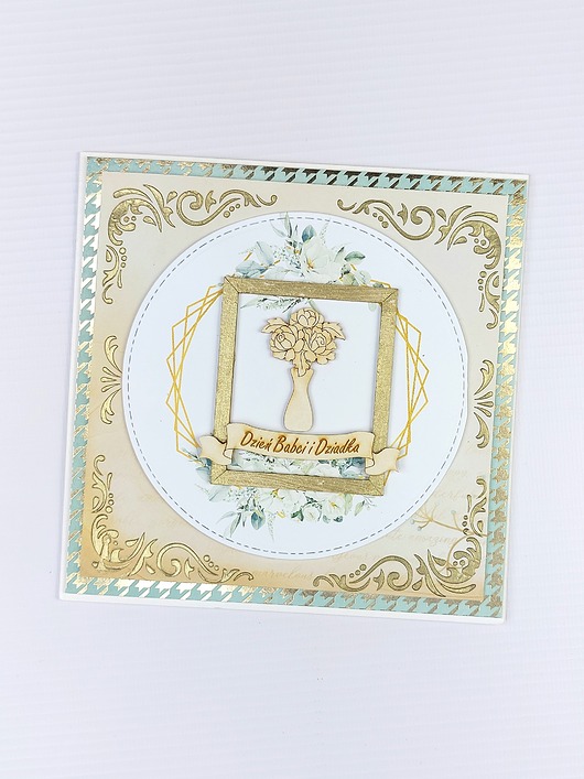 kartki scrapbooking Kartka na Dzień Babci i Dzień Dziadka 1