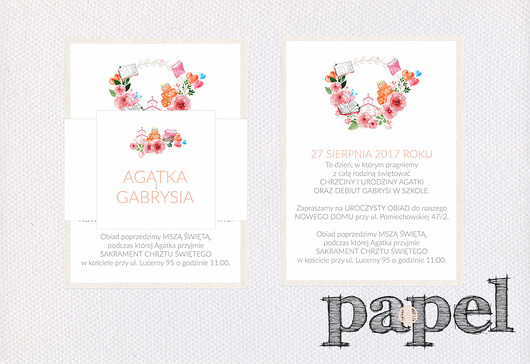 Papeteria na zamówienie Papel