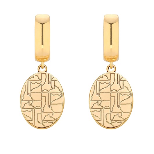 kolczyki pozłacane Złote kolczyki Art N1