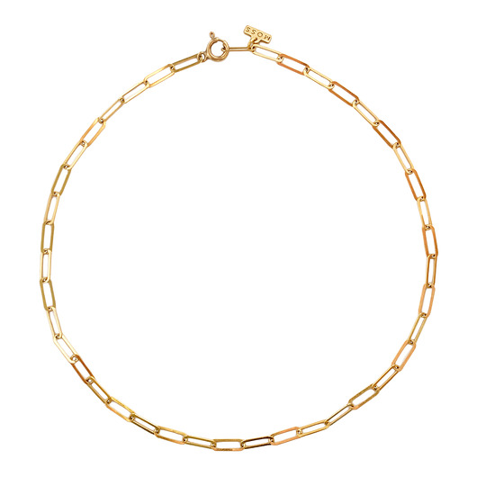 NASZYJNIK CHUNKY CHAIN złoty Moss Rose