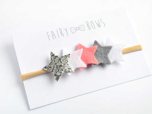 FairyBows opaska gwiazdki FairyBows