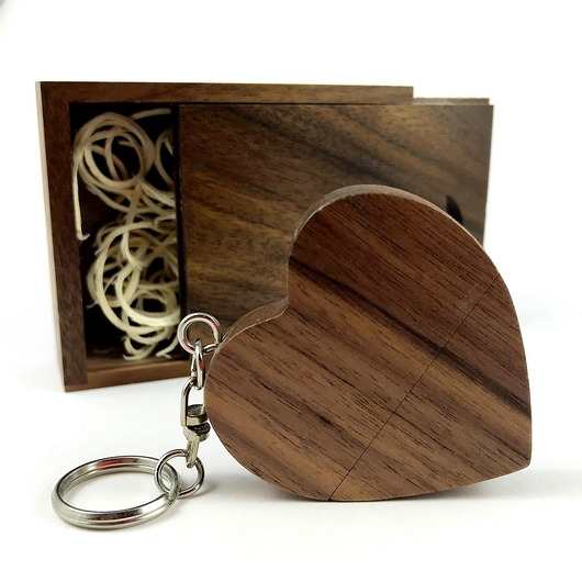 Pendrive SteamMEMORY of Wood - HEART GRAWER DROBINY CZASU