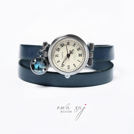 wisiory Star Girl i Rower - zegarek - Ewa Saj