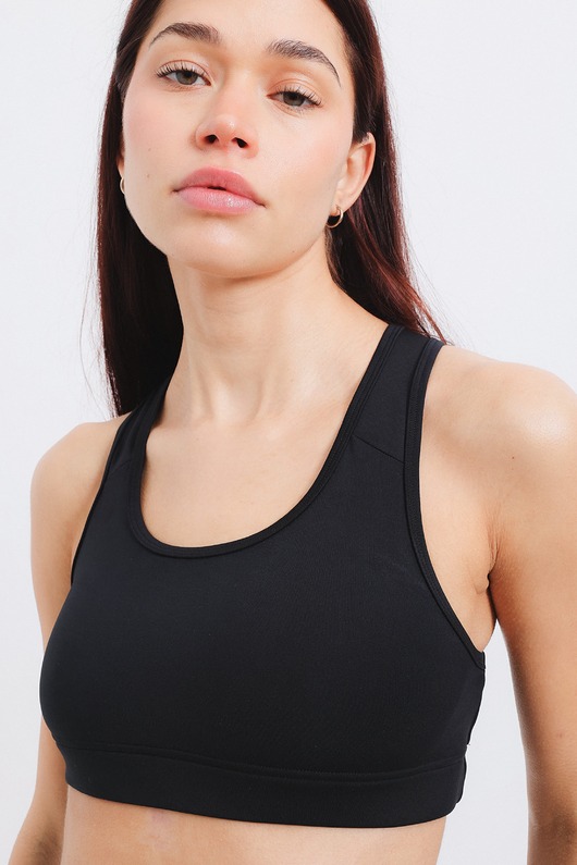 biustonosze damskie Stanik Sportowy EVA - Black
