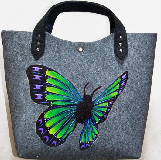 Filcowa torba Motyl 3 nap ruben art