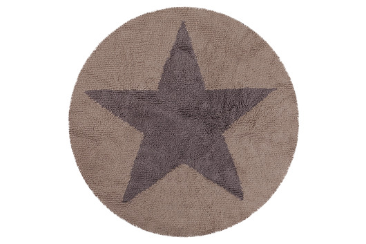 Dywan okrągły dwustronny caffe grey MIA home