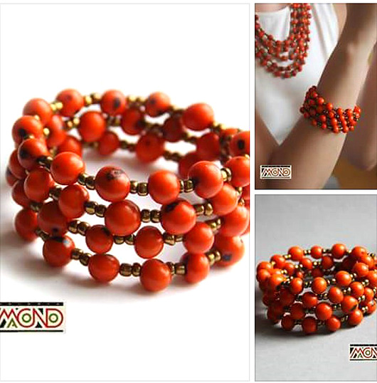 Bransoletka z koralików tagua (001) Galeria Macondo