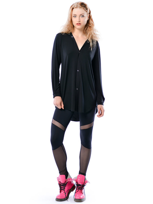 LINDA HYPNOTIC BLACK - CZARNA KOSZULa milita nikonorov