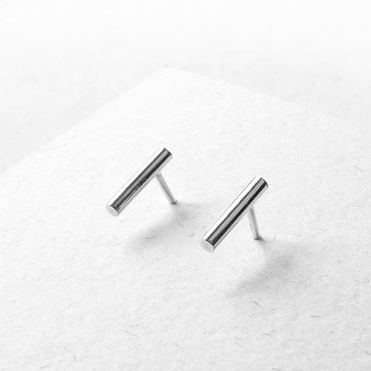 kolczyki srebrne SISI - srebro minimalistycznie