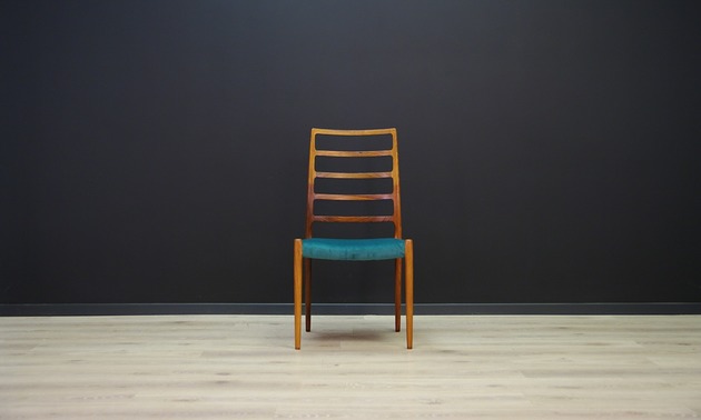 krzesła Krzesło palisandrowe, duński design, lata 70, J.L. M