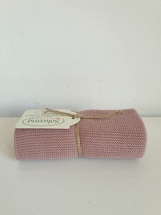 fartuchy kuchenne Ręcznik kuchenny tkany brudny róż