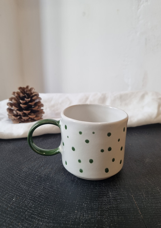 kubki Kubek ceramiczny KROPKI