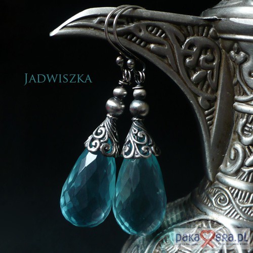 Kolczyki orientalne błękity XXXJadwiszka