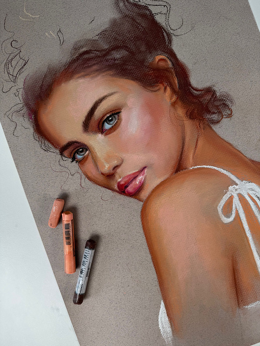 obrazy Portret na zamówienie malowany ze zdjęcia