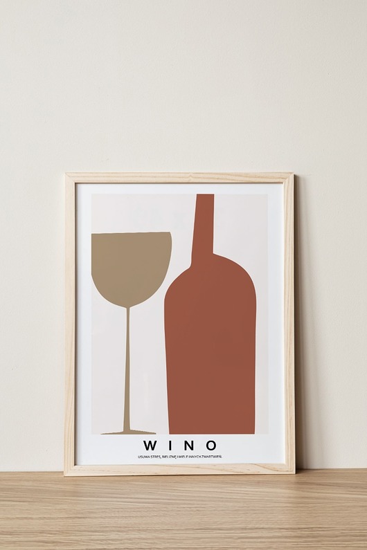 plakaty Plakat Wino