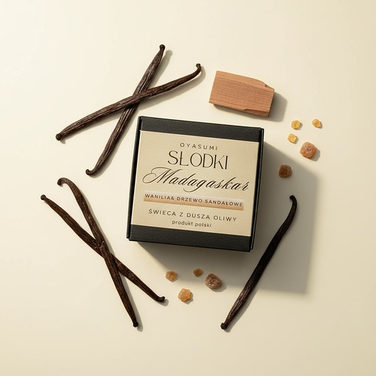 świeczniki i świece Wosk zapachowy do kominka Słodki Madagaskar