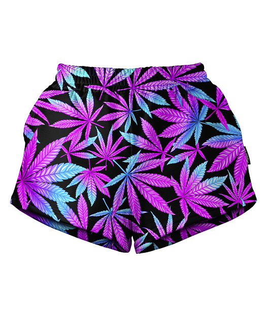szorty damskie Shorty Spodenki Damskie DR.CROW Cannabis