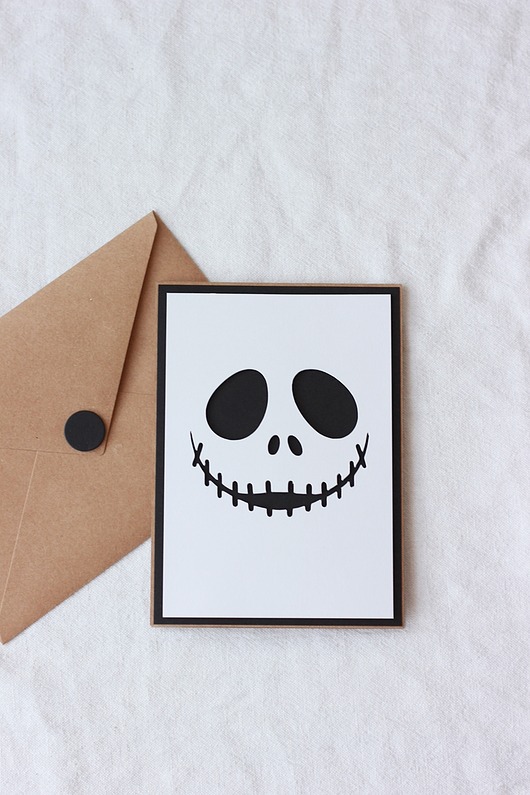 kartki scrapbooking Miasteczko Halloween. Zaproszenia urodzinowe