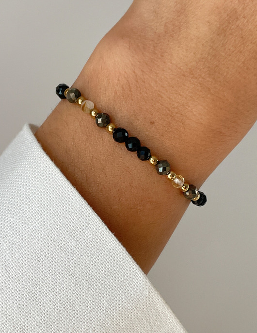 bransoletki z kamieni naturalnych Bransoletka Talizman ochrony i obfitości