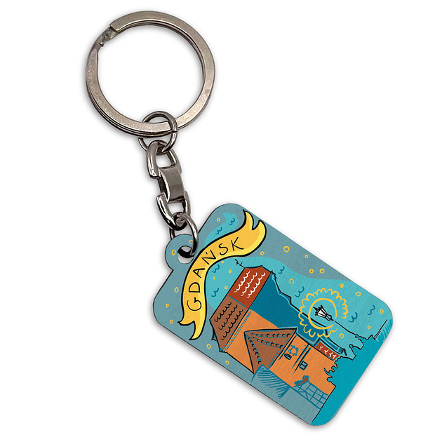 breloki Breloczek Gdańsk Żuraw
