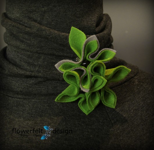 Wiosenna- Biżuteria Autorska FlowerFelt Design