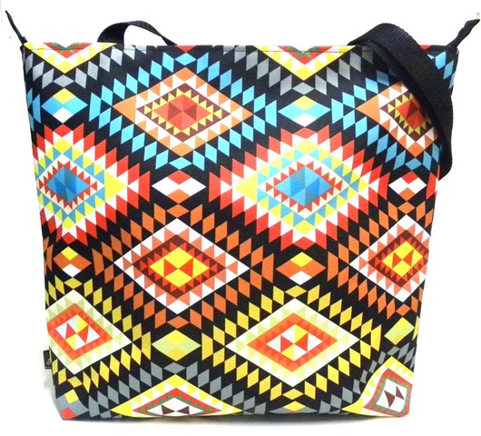 Duża torba na zamek z autorskim motywem:) Gaul Designs
