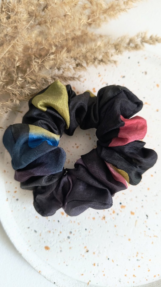 gumki do włosów Scrunchie Jedwabna