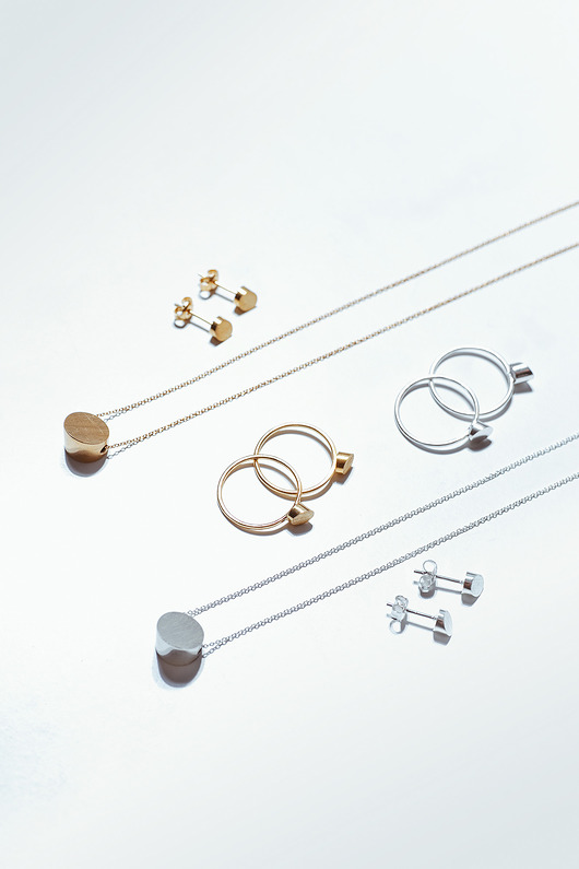 wisiorek  LUNA/złocony/szroniony Daria Siwiak Jewellery