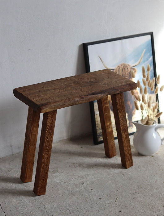 stołki Ławeczka / stołek dębowy rustykalny