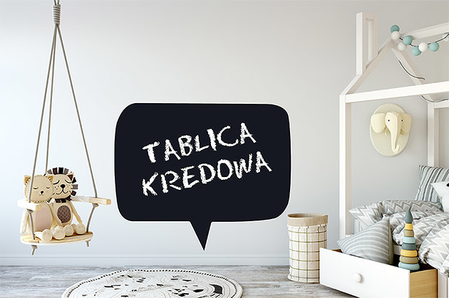 naklejki ścienne do pokoju dziecka Naklejka tablicowa KOMIKSOWY DYMEK II