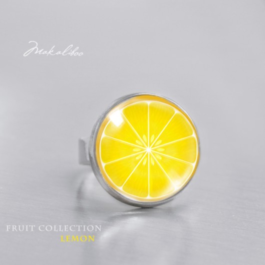 Fruit Collection Lemon - simple ring Makaliboo