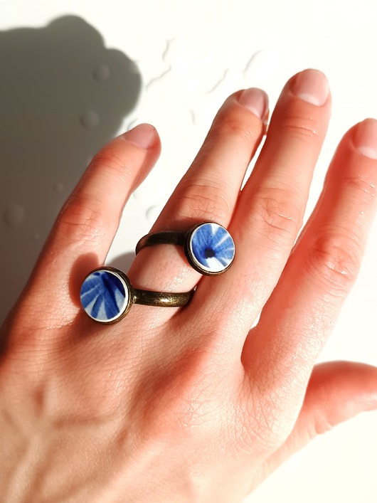 pierścionki - różne Pierścionek Włocławek podwójny