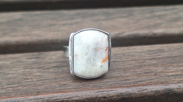 pierścionki - różne Ślady na śniegu - pierścionek regulowany