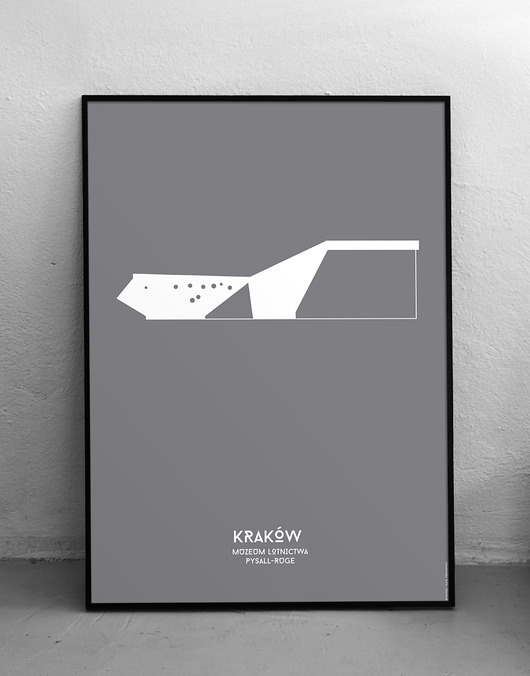 plakaty Muzeum Lotnictwa w Kra - plakat 50x70 cm