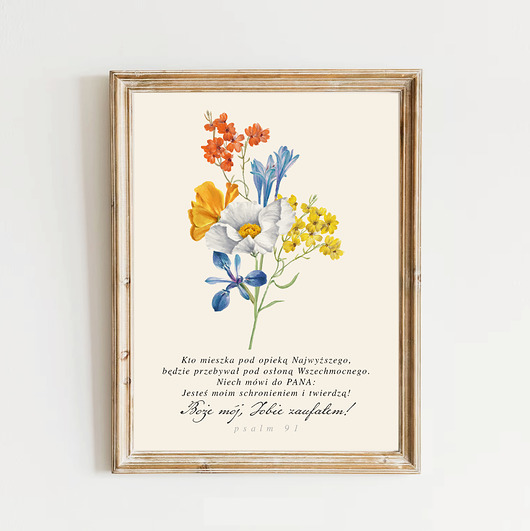 plakaty Plakat vintage Psalm 91