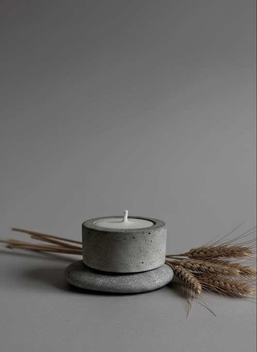 świeczniki i świece Minimalistyczna świeca sojowa Tealight
