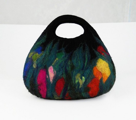 Jedwabnofilcowa Torebka: Living Bag filcant